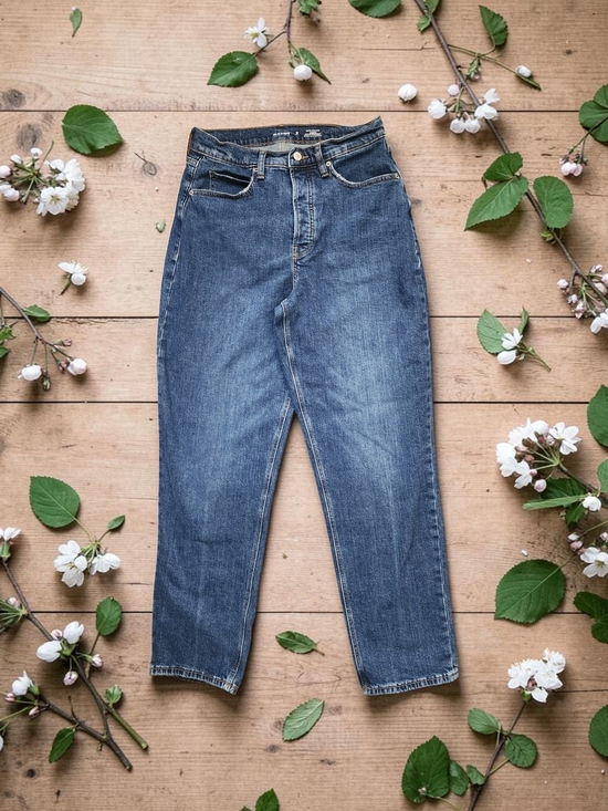 Old Navy Denim - Old Navy 12 Tall Extra High-Rise Curvy Sky-Hi Straight Jeans